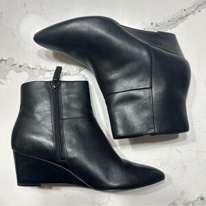 Cole Haan Black Leather Ankle Booties